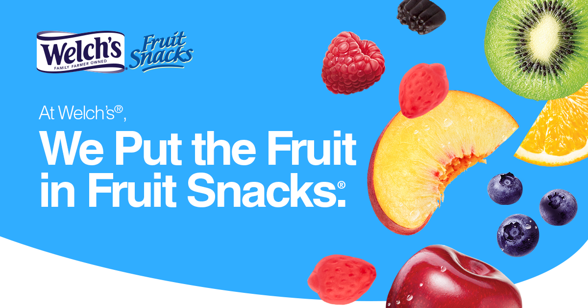 Welch’s® Fruit Snacks Made with Real Fruit